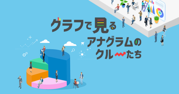 グラフで見るアナグラムのクルーたち